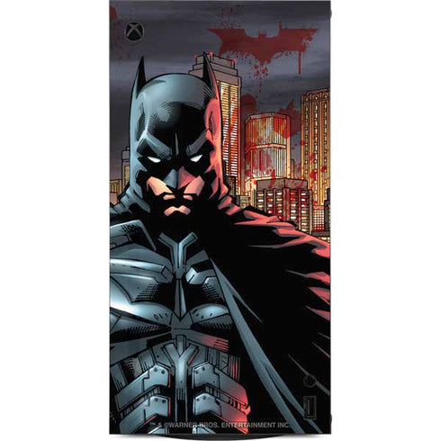 DC Comics Batman The Dark Knight Comic Art in Gotham City XBox Series X Digital Edition Console Skin